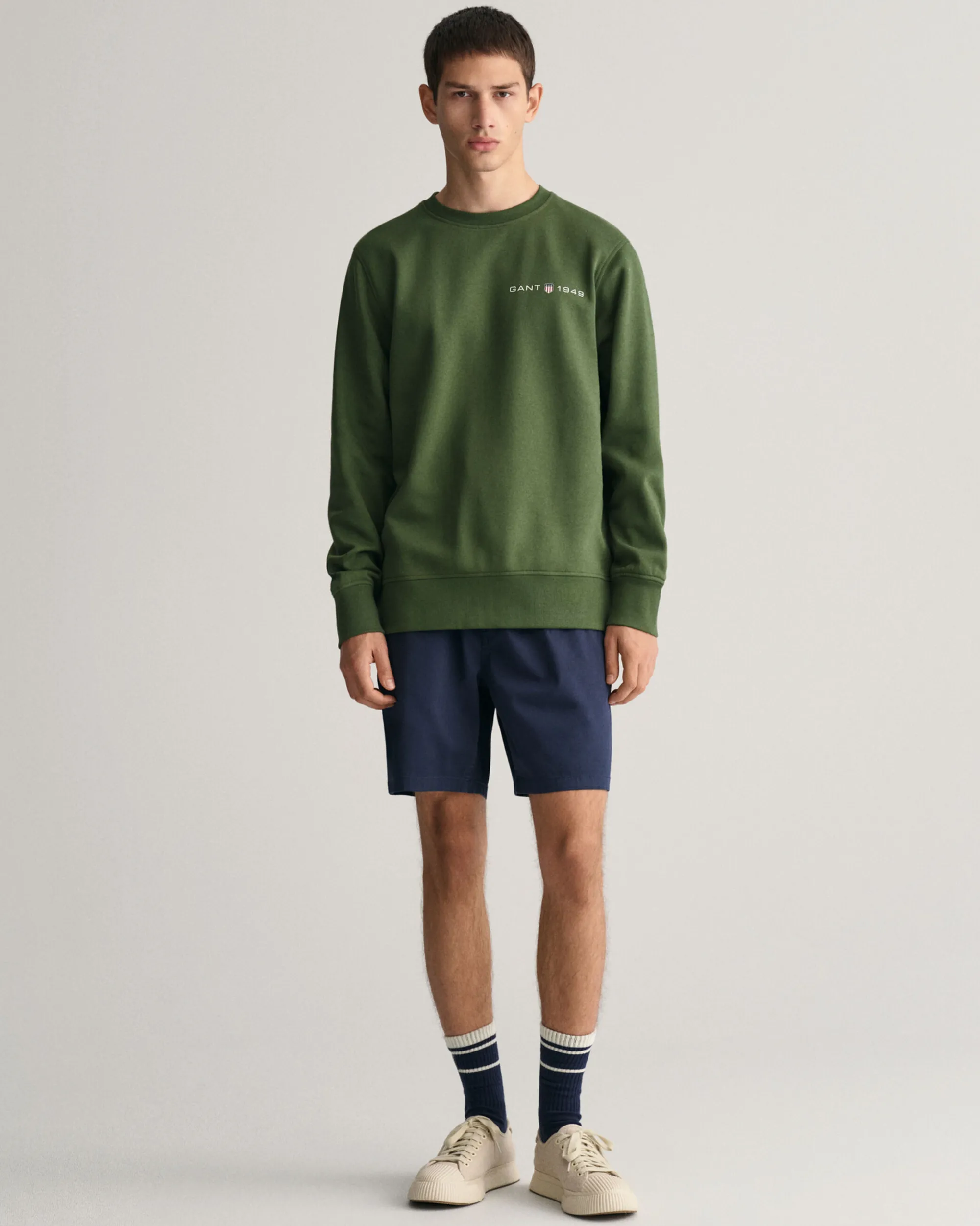 Printed Graphic Crew Neck Sweatshirt