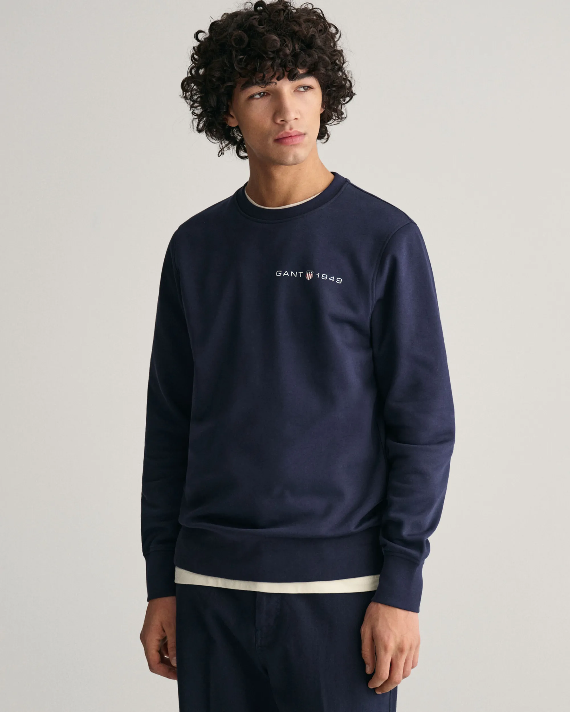 Printed Graphic Crew Neck Sweatshirt