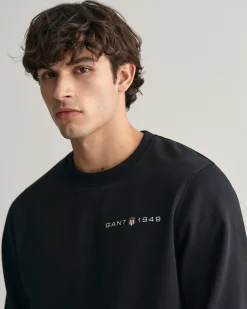 Printed Graphic Crew Neck Sweatshirt