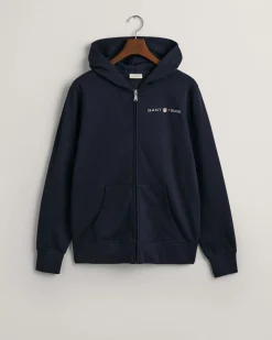 Printed Graphic Zip Hoodie