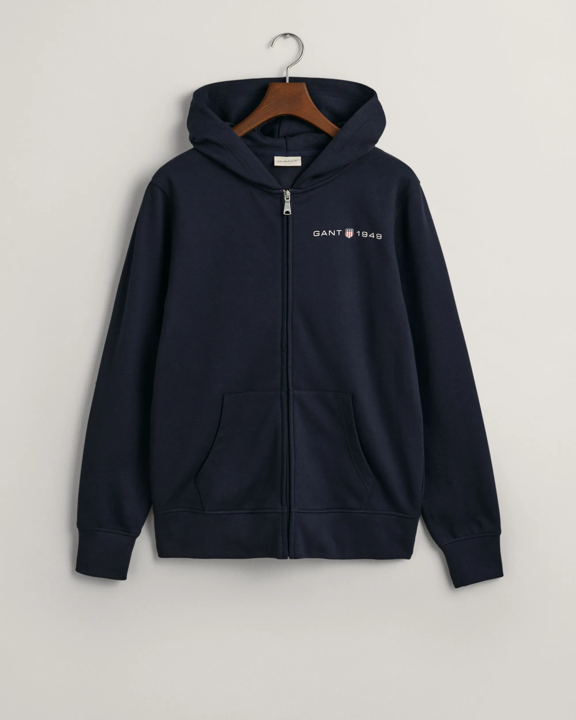 Printed Graphic Zip Hoodie