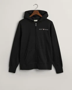 Printed Graphic Zip Hoodie