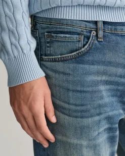 Regular Fit Archive Wash Jeans