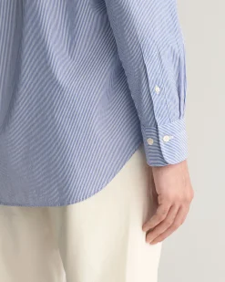 Regular Fit Banker Stripe Poplin Shirt