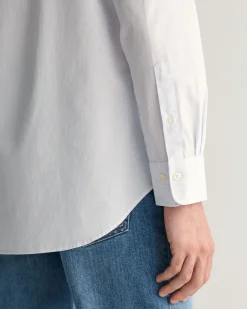 Regular Fit Banker Stripe Poplin Shirt