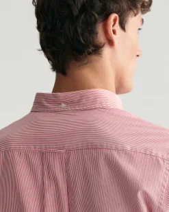 Regular Fit Banker Stripe Poplin Shirt