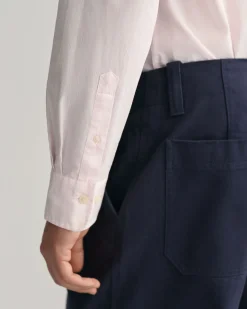 Regular Fit Banker Stripe Poplin Shirt