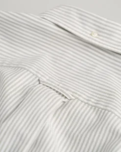 Regular Fit Banker Stripe Oxford Shirt