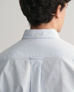 Regular Fit Banker Stripe Oxford Shirt