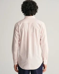 Regular Fit Banker Stripe Oxford Shirt