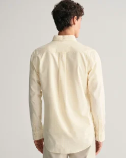 Regular Fit Banker Stripe Oxford Shirt