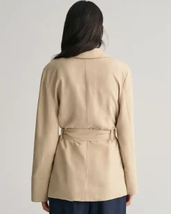 Regular Fit Belted Blazer Jacket