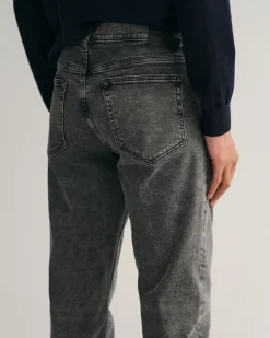 Regular Fit Black Wash Jeans