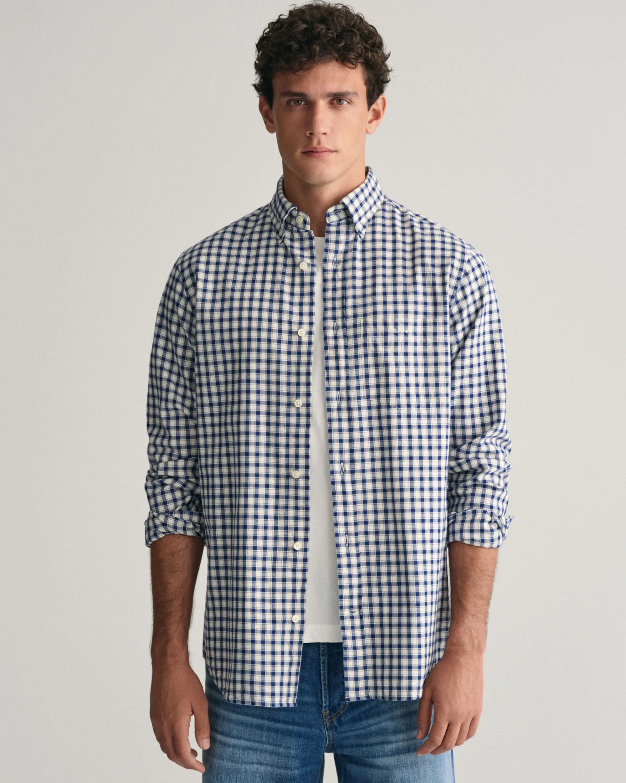 Regular Fit Checked Archive Oxford Shirt