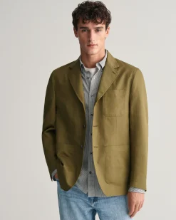 Regular Fit Cotton Blazer