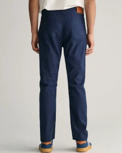 Regular Fit Cotton Linen Jeans