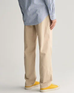 Regular Fit Cotton Linen Chinos