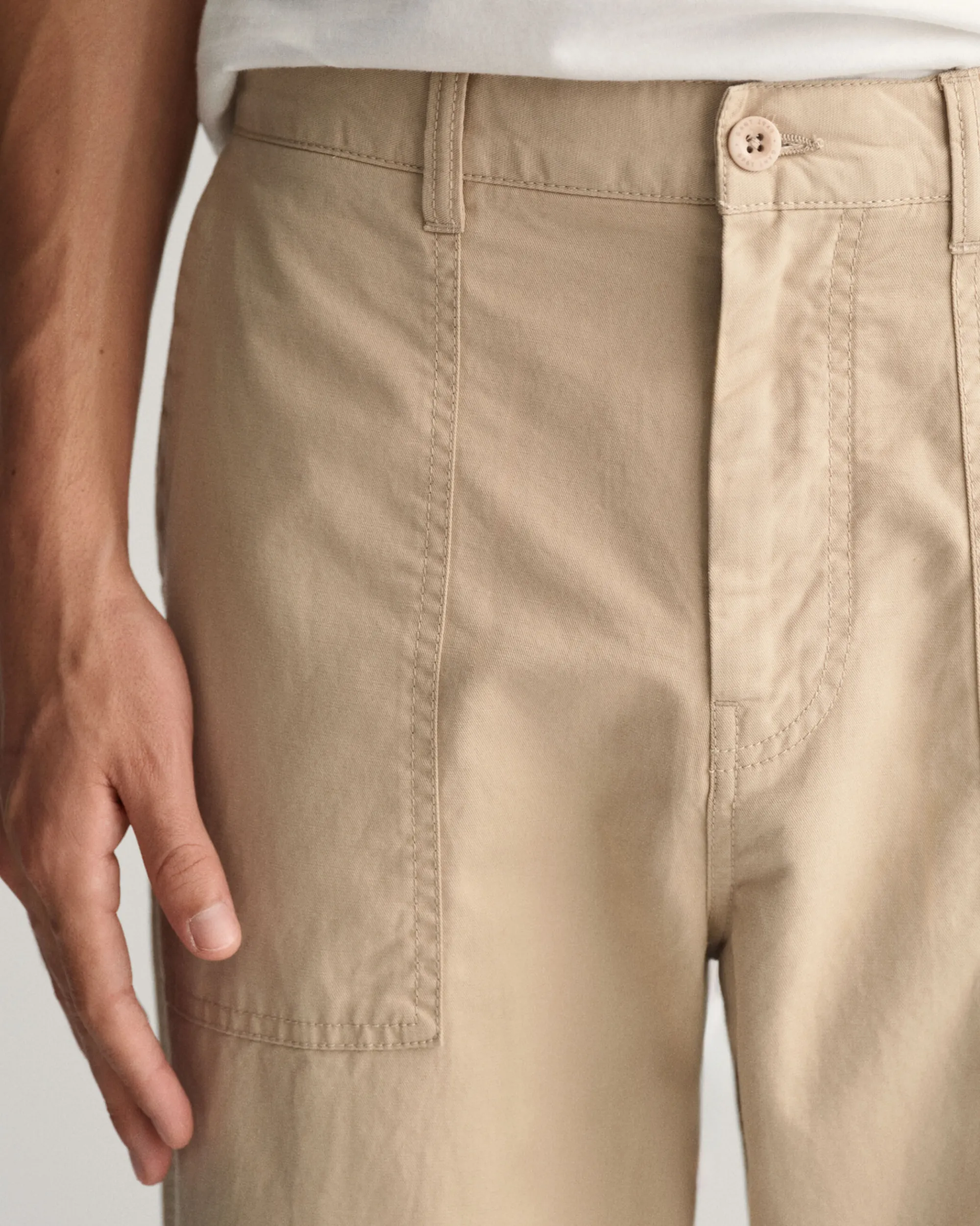 Regular Fit Cotton Linen Chinos