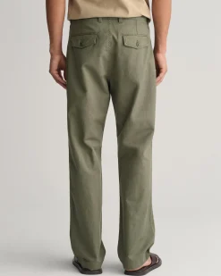 Regular Fit Cotton Linen Chinos