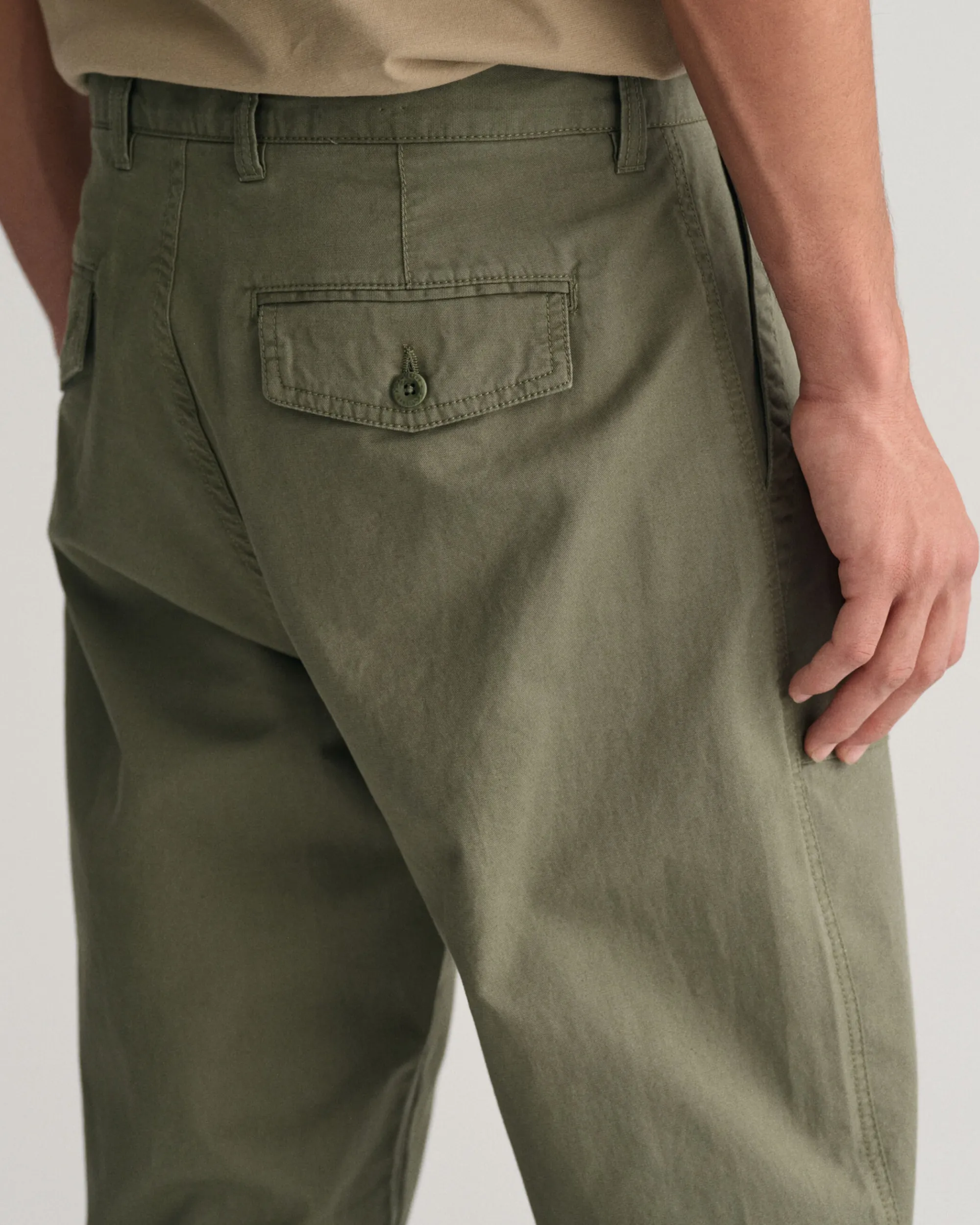 Regular Fit Cotton Linen Chinos