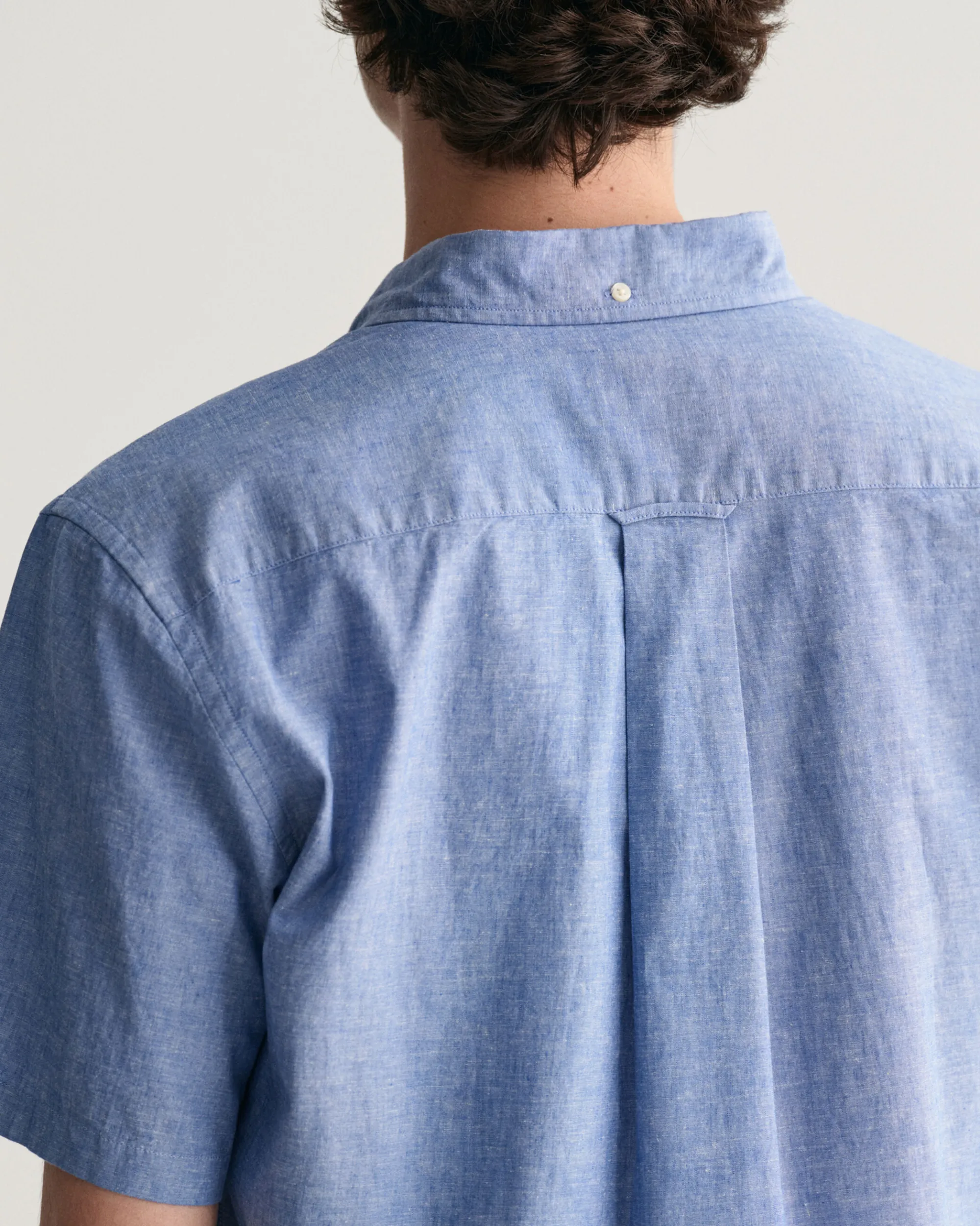 Regular Fit Cotton Linen Short Sleeve Shirt