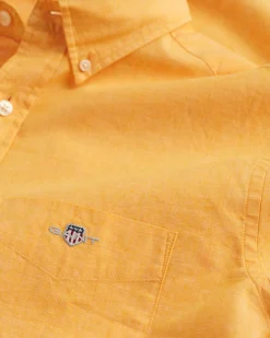 Regular Fit Cotton Linen Short Sleeve Shirt