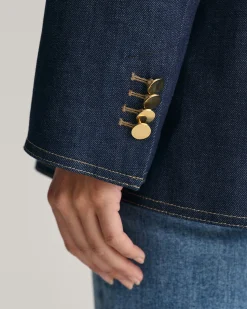Regular Fit Denim Club Blazer