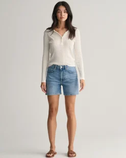 Regular Fit Denim Shorts