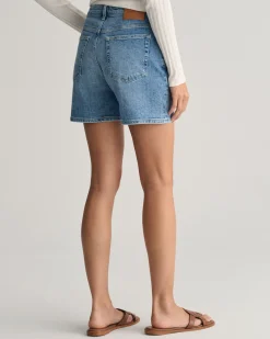 Regular Fit Denim Shorts