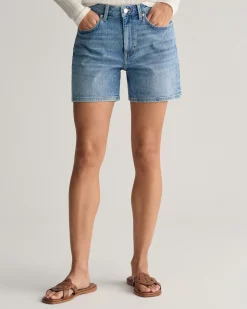 Regular Fit Denim Shorts