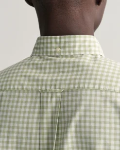 Regular Fit Gingham Poplin Shirt