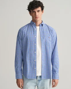 Regular Fit Gingham Poplin Shirt