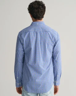 Regular Fit Gingham Poplin Shirt