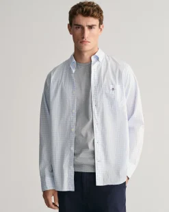 Regular Fit Gingham Poplin Shirt