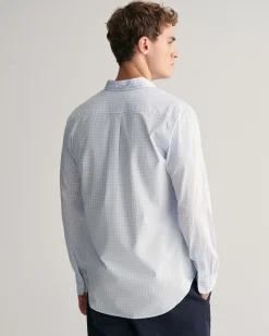Regular Fit Gingham Poplin Shirt