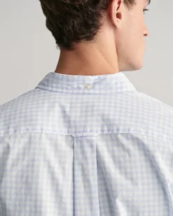 Regular Fit Gingham Poplin Shirt