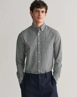 Regular Fit Gingham Poplin Shirt