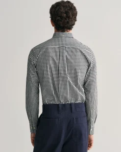 Regular Fit Gingham Poplin Shirt