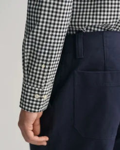 Regular Fit Gingham Poplin Shirt