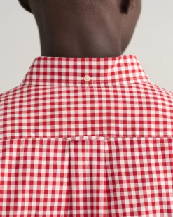 Regular Fit Gingham Poplin Shirt