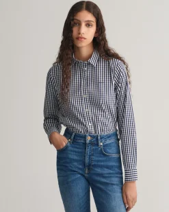 Regular Fit Gingham Poplin Shirt