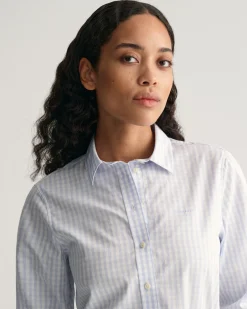 Regular Fit Gingham Poplin Shirt