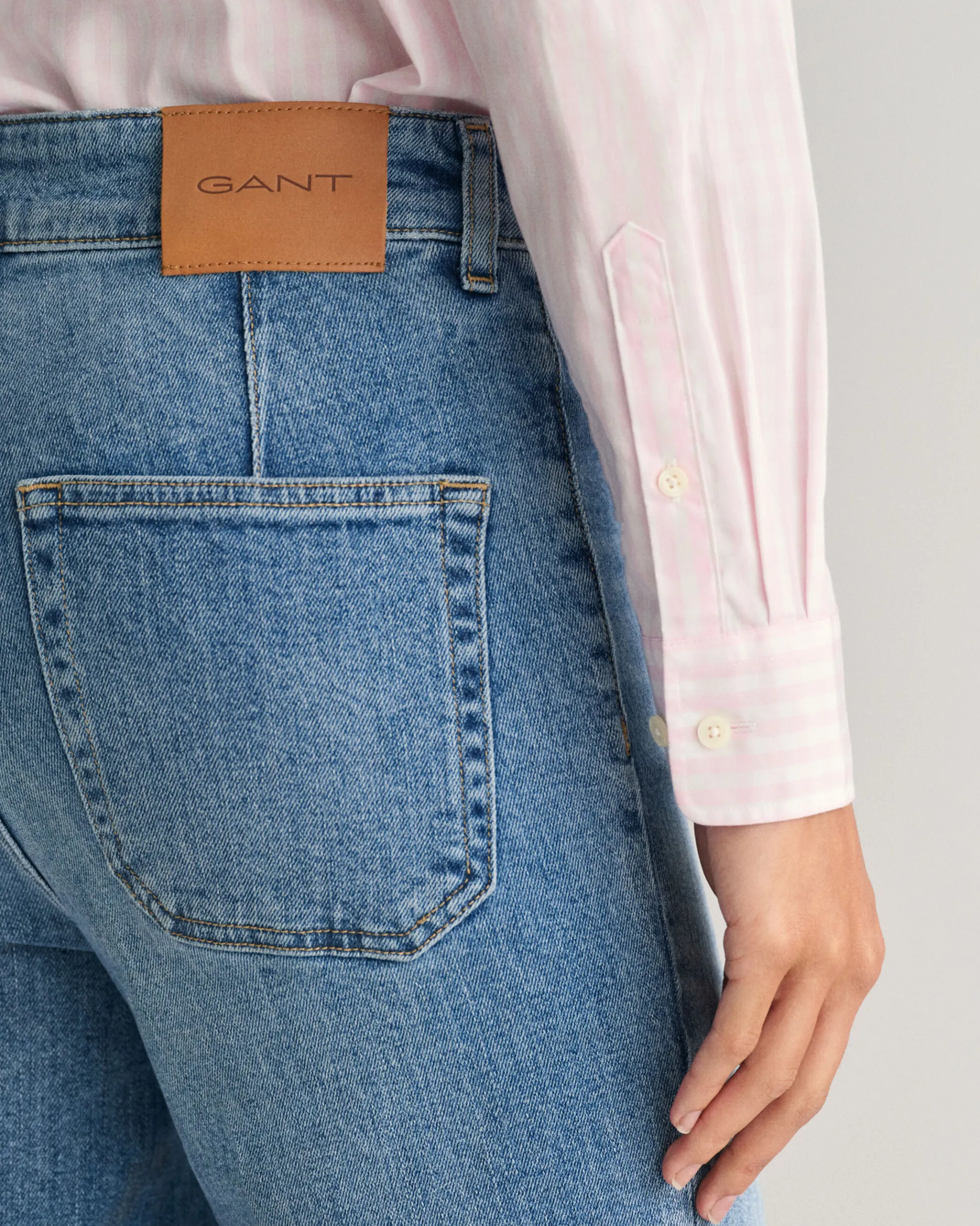 Regular Fit Gingham Poplin Shirt