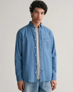 Regular Fit Indigo Shirt