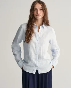 Regular Fit Linen Chambray Shirt