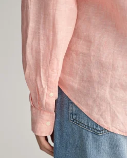 Regular Fit Linen Chambray Shirt