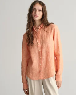 Regular Fit Linen Chambray Shirt