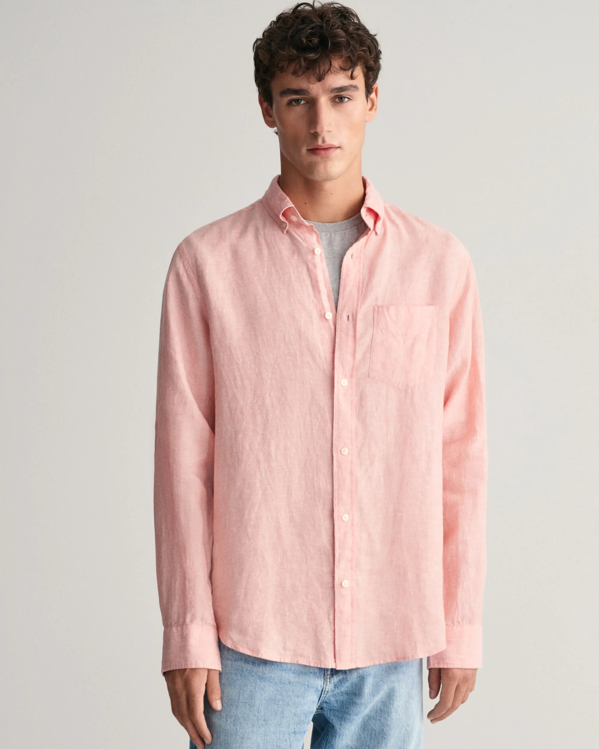 Regular Fit Linen Shirt