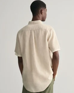 Regular Fit Linen Short Sleeve Shirt