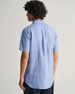 Regular Fit Linen Short Sleeve Shirt